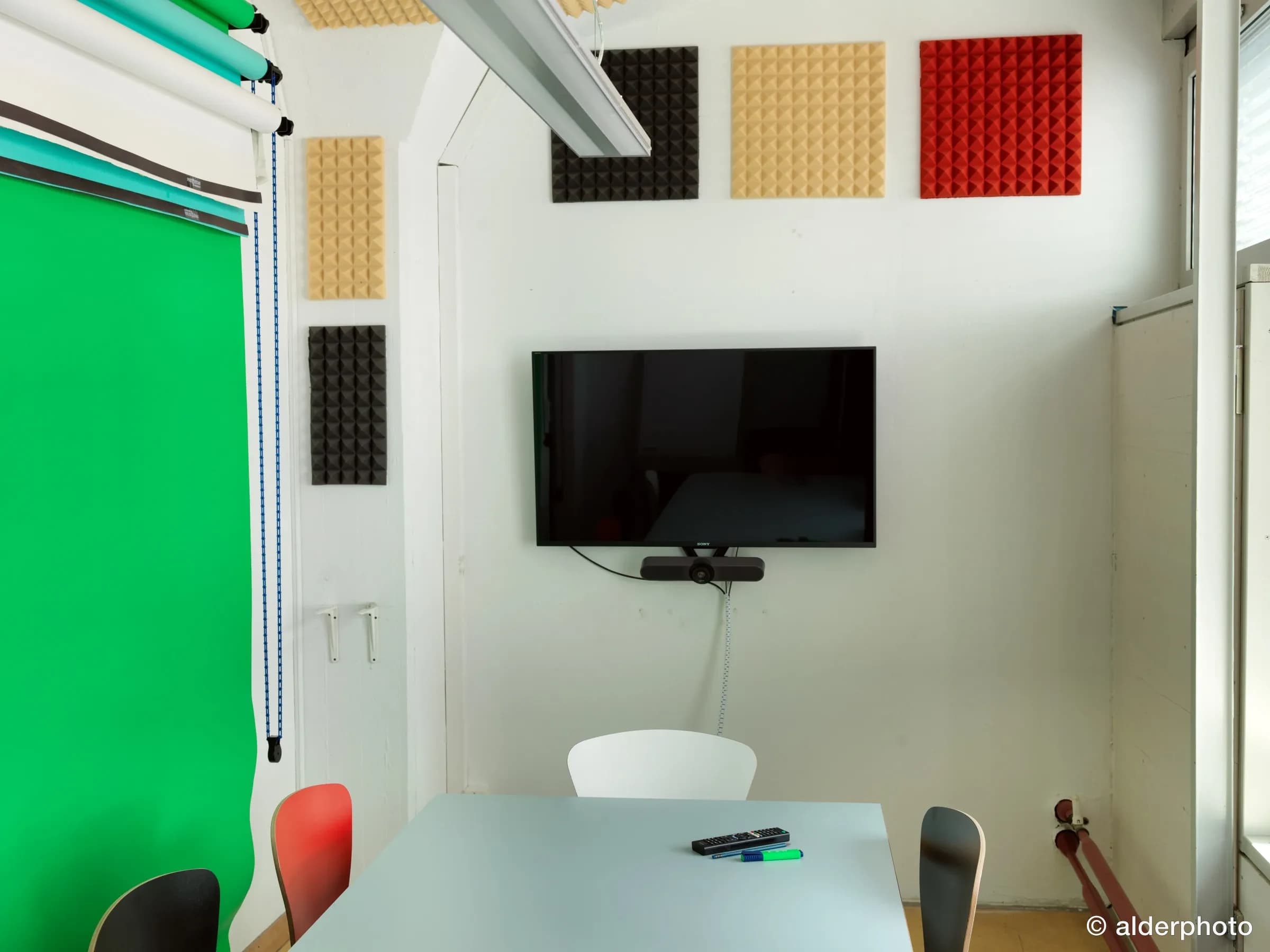 Greenscreen-Studio für Videoproduktionen